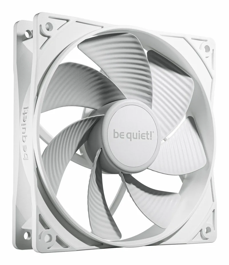 Set 3 ventilatoare be quiet "PURE WINGS 3", 120mm, 1500 RPM max, Rifle Bearing, 80 cfm, 4pin PWM, alb, "BL136" (timbru verde 0.54lei) -