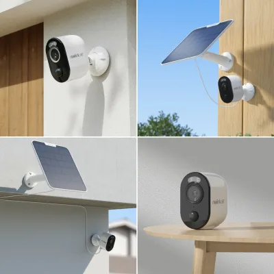 Camera de supraveghere Reolink Argus Series B350 Smart 4K 8MP Standalone Wire-Free Camera with 5/2.4GHz Dual-Band WiFi, White "BWC4K01" (timbru verde 0.8 lei)