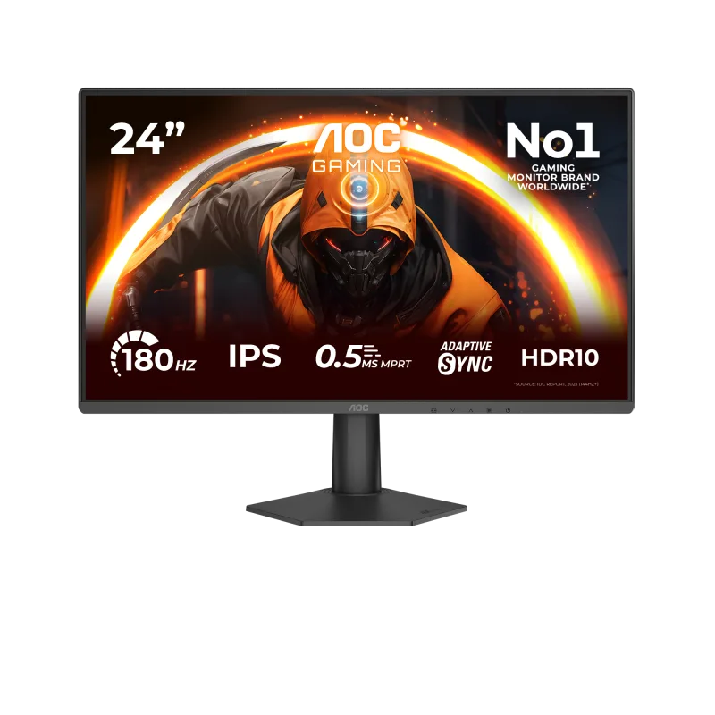 Monitor Gaming AOC 24G50F, 23.8", 1920 x 1080 pixeli, Black, 3 ani garantie