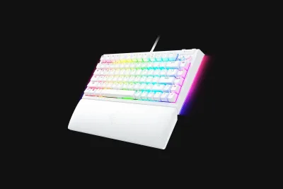Tastatura Mecanica Gaming Razer BlackWidow V4 75%, RGB, USB, Alb