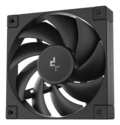 Ventilator DeepCool "FD12", 120mm, 400-2050 RPM, FDB, 64.2 cfm, 4pin PWM, negru, "R-FD12-BKNPN1-G" (timbru verde 0.18lei) - 6933412710912