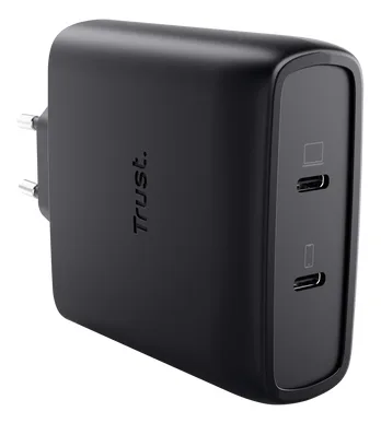 Incarcator Trust Maxo, putere maxima 100W, 2-Port USB-C, negru