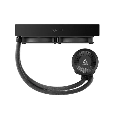 COOLER Arctic "Liquid Freezer III 240", racire lichid,skt. Intel LGA1700, AMD AM5/AM4,radiator aluminiu,pompa 2800rpm, fan 2x120mm,1800rpm,conector 4-pin PWM, negru "ACFRE00134A" (timbru verde 2 lei)