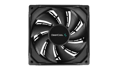 VENTILATOR  DEEPCOOL PC TF120S BLACK, 120x120x25 mm, 1500rpm, control PWM, fara LED, 1 ventilator, 4-pin PWM, negru, "DP-GS-H12FDB-TF120S-BK"