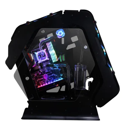 CARCASA Zalman "Z-Machine", middle tower, gaming, fara sursa, , 5xfan inclus, , USB Type-C x 1, USBx4, audio+mic, 7 sloturi expansiune, negru, "Z-Machine 500" (timbru verde 0.40lei)