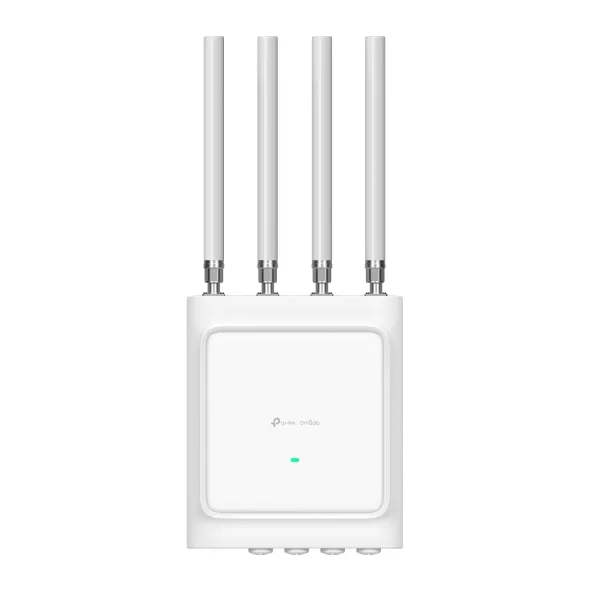 ACCESS POINT TP-LINK Outdoor, wireless, Dual-Band AX3600 Mbps, cu 1× Port 2.5G, 4 antene externe, IEEE802.3at PoE, montare la exterior "EAP668-Outdoor HD" (timbru verde 0.8 lei)