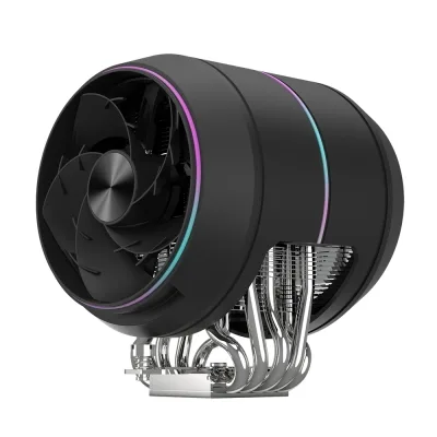 COOLER Zalman "ZET5" skt. Intel si AMD, racire cu aer, vent. 120mm, 600 - 2000 RPM, 5 heatpipes, inaltime 158mm, ,"ZET5 BLACK"  (timbru verde 0.8 lei)