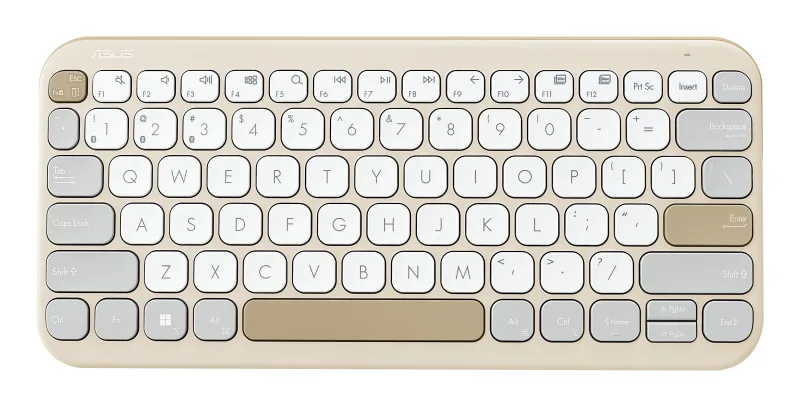 AS TASTATURA KW100 WIRELESS OAT MILK "90XB0880-BKB040" timbru verde 0.8 lei
