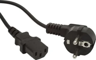 CABLU alimentare GEMBIRD 5m, intrare Shucko, iesire C13, 10A, certificare VDE, bulk, black, "PC-186-VDE-5M" (timbru verde 0.8 lei)