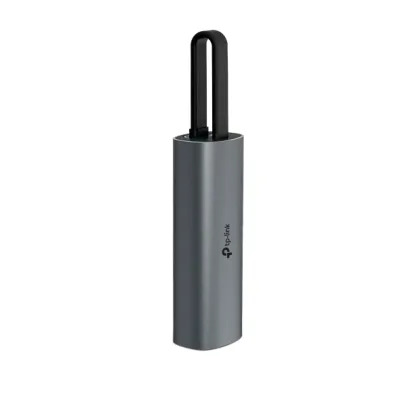 ADAPTOR RETEA TP-LINK , extern, USB-C, port RJ-45 Gigabit LAN, 2.5 Gbps, metalic, gri "UE302C" (timbru verde 0.18 lei)