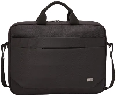 GEANTA CASE LOGIC, pt. notebook de max. 17.3 inch, 1 compartiment, buzunar frontal x 2, waterproof, poliester, negru, "ADVA-117 BLACK"/3204204