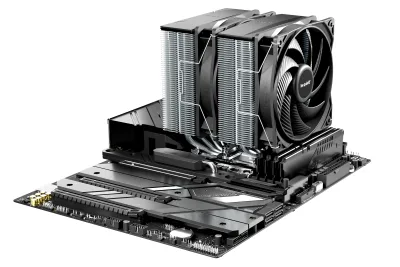 COOLER be quiet "Pure Rock Pro 3" skt. Intel si AMD, racire cu aer, vent. 120mm, 500 - 2000 rpm, 6 heatpipes, inaltime 155mm, "BK041" (timbru verde 0.8 lei)