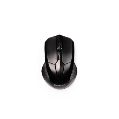 Mouse Wireless SPACER SPMO-W02, 1600 dpi, Negru