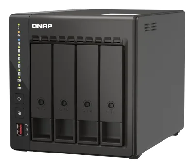 NAS QNAP 453E 4BAY 2.6GHZ TWR SATA, "TS-453E-8G" (timbru verde 11 lei)