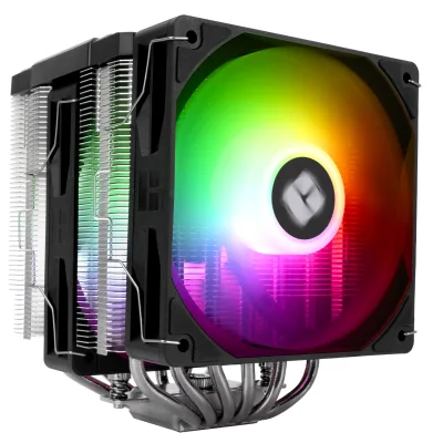 COOLER Thermalright "Peerless Assassin 120 Digital BlackArgb" skt. Intel si AMD, racire cu aer, vent. 2 x 120mm (TL-C12C-X28-S V2), 1850 rpm, 6 heatpipes, inaltime 162mm, ARGB,"Peerless Assassin 120 Digital BlackArgb"  (timbru verde 0.8 lei)