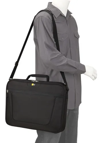 GEANTA CASE LOGIC, pt. notebook de max. 17 inch, 1 compartiment, buzunar frontal, waterproof, poliester, negru, 3201490 "VNCI-217 BLACK"