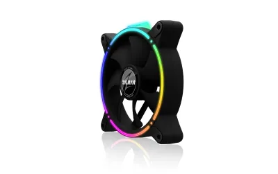 Ventilator Zalman "RFD120A", 120mm, 1500 RPM, hydraulic bearing, 34.34 cfm, 3-pin adresabil, negru, "ZM-RFD120A" (timbru verde 0.18lei)