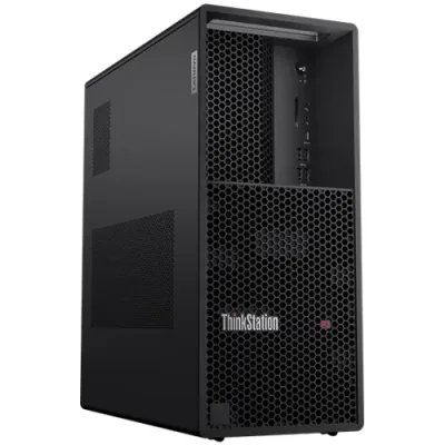 Desktop Workstation LENOVO ThinkStation P3 Tower Gen 2 cu procesor Intel Core Ultra 9 285 pana la 5.6 GHz, 64 GB DDR5, 1TB SSD, RTX A1000, Windows 11 Pro, Black, 3 ani Garantie