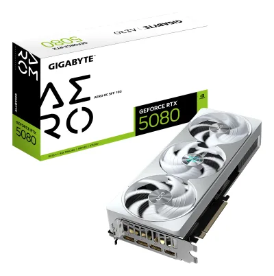 VGA PCIE16 RTX5080 16GB GDDR7/GV-N5080AERO OC-16GD GIGABYTE "GV-N5080AERO OC-16GD 1.0"