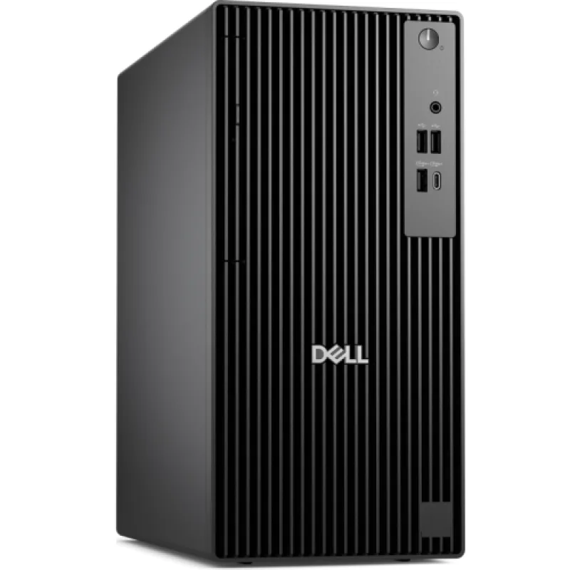 Desktop Business Dell Pro QCT1250 cu procesor Intel Core i7-14700 pana la 5.4 GHz, 16 GB DDR5, 512GB SSD, RX 7400, Windows 11 Pro, Black, 3 ani Garantie