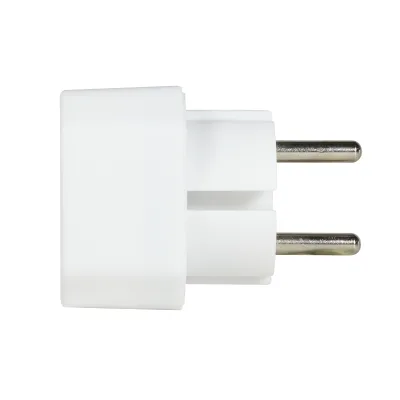 PRELUNGITOR LOGILINK, Euro skt x 2, conectare prin Schuko (T), 16A, fara protectie, alb, "LPS218" (timbru verde 0.18 lei)