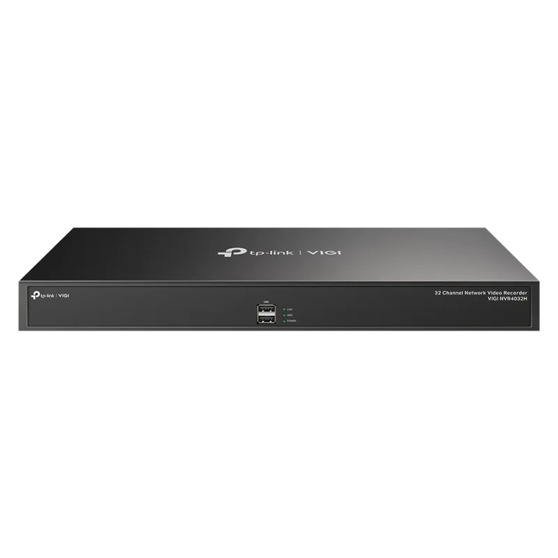 NVR TP-Link VIGI 32 canale 4032H ; 8 MP,2 SATA Interface, max 20TB(neinclus), H.265+; ONVIF, detecție mișcare, linie, intruziune, persoane, vehicule etc.