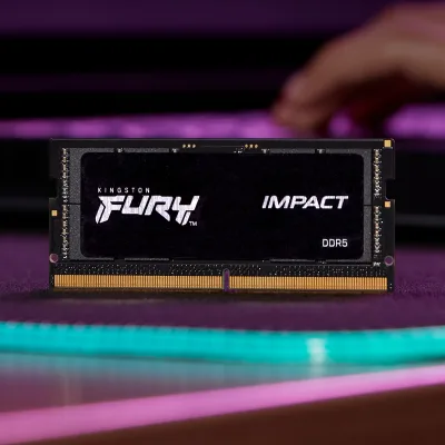 Kingston |Fury Impact  KF548S38IBK2-64 |64GB (32GB x2) |DDR5 | Non ECC SODIMM "KF548S38IBK2-64"