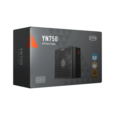 Sursa PCCooler "YN750", 750W, certificare 80 Plus Gold, modular, fan 135mm, negru, "P5-YN750-G1F" (timbru verde 2 lei)