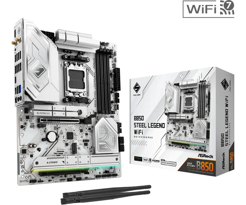 MB Asrock B850 STEEL LEGEND WIFI AM5 "B850 STEEL LEGEND WIFI"