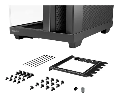 CARCASA be quiet "Light Base 500 LX Black", middle tower, gaming, fara sursa, suporta 10xfan, 4xfan inclus, , USB Type-C x 1, USBx2, audio+mic, 7 sloturi expansiune, negru, "BGW85" (timbru verde 0.32lei)
