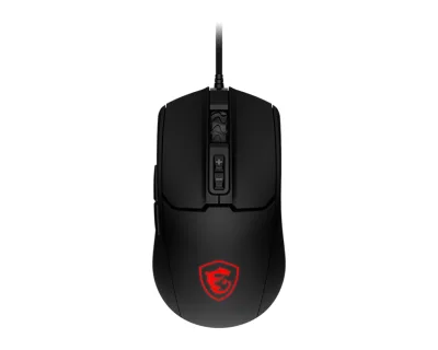 MSI Mouse Gaming FORGE GM100, 6400 DPI, USB 2.0, Negru "FORGE GM100" (timbru verde 0.18 lei)