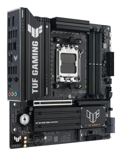 ASUS TUF GAMING B850M-PLUS WIFI7 AM5 4xDDR5 mATX Pciex5 DP HDMI USB MB "TUF GAMING B850M-PLUS WIFI7" (timbru verde 0.18 lei)