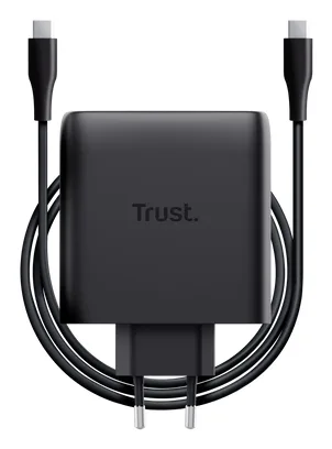 Incarcator Trust Maxo, putere maxima 100W, 2-Port USB-C, negru