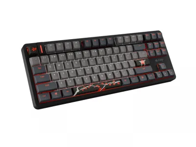 Tastatura Mecanica Gaming FURY Kanabo K6, USB, Negru si Gri