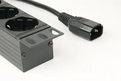PDU GEMBIRD 1U pt. rack 19 inch, 8 prize Schuko, intrare IEC, max 10 A, on/off, 3 m, "EG-PDU-014-C14" (timbru verde 0.8 lei)