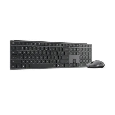 Kit wireless tastatura si mouse Lenovo 700 Modern, taste numerice, gri inchis