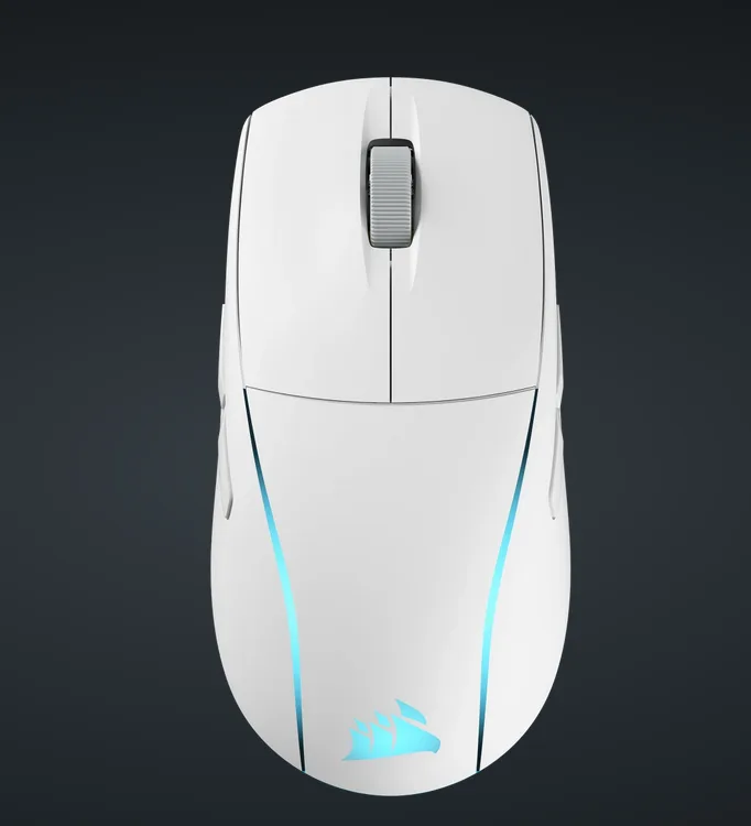 Mouse Gaming Wireless Corsair M75 WIRELESS, 26000 dpi, Alb
