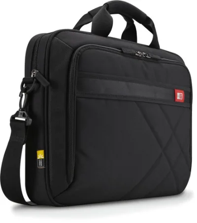 GEANTA CASE LOGIC, pt. notebook de max. 17 inch, 1 compartiment, buzunar frontal | buzunar dorsal, waterproof, poliester, negru, 3201434 "DLC-117 BLACK"