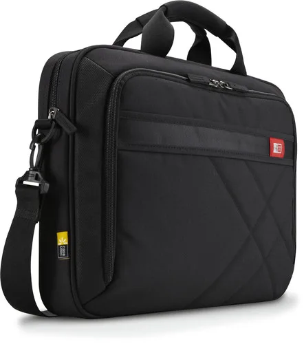 GEANTA CASE LOGIC, pt. notebook de max. 17 inch, 1 compartiment, buzunar frontal | buzunar dorsal, waterproof, poliester, negru, 3201434 "DLC-117 BLACK"
