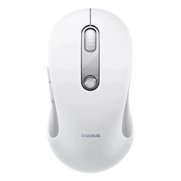 MOUSE Baseus F02 PC sau NB wireless, 2.4Ghz, optic, 800/ 1200/1600 dpi, click silentios, butoane/scroll 4/1, alb, "B0203302" (timbru verde 0.18 lei) - 6932172693404