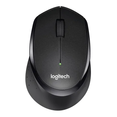 Mouse Wireless Logitech M330 SILENT PLUS, 1000 dpi, Negru