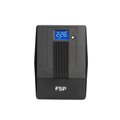 UPS FORTRON Line Int. cu management, LCD,   600VA/ 360W, AVR, 2 x socket Schuko, display LCD, 1 x baterie 12V/7Ah, conector USB, combo RJ11/RJ45, "iFP600" "PPF3602700"  (timbru verde 4 lei)