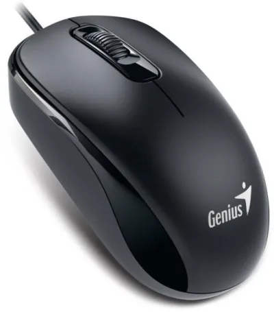 Mouse Genius DX-110, 1200 dpi, Negru