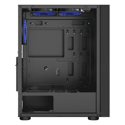 Carcasa SPACER ICE HERO, RGB, Mid Tower, Black