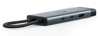DOCKING STATION TP-Link, porturi USB: USB 3.0x2 + USB-C PDx1, USB-C x 1, 1 x HDMI, RJ-45 Gigabit x 1 conectare prin USB Type-C,lungime cablu 10 cm, gri, "UH6120C" (timbru verde 0.8 lei)