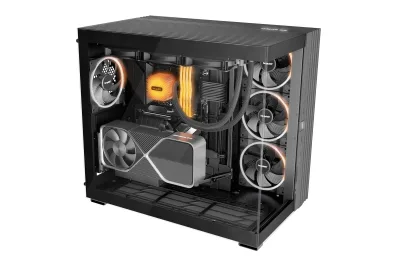 Ventilator be quiet! #LIGHT WINGS" 140mm, 1300 rpm, rifle bearing, PWM, reversibil, negru, "BL134" (timbru verde 0.18 lei)
