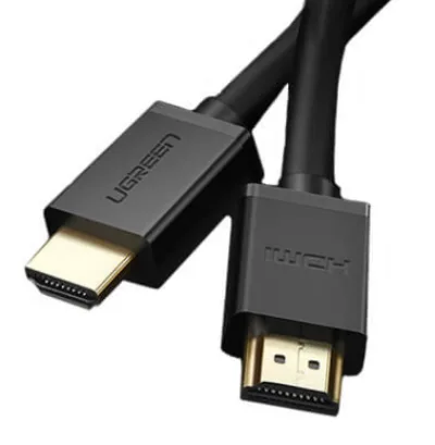 CABLU video Ugreen, "HD104" HDMI (T) la HDMI (T), rezolutie maxima 4K UHD (3840 x 2160) la 60 Hz, conectori auriti, 3m, negru "10108" (timbru verde 0.8 lei) - 6957303811083