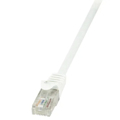 PATCH CORD UTP LOGILINK Cat6, cupru-aluminiu, 5 m, alb, AWG24, "CP2071U" (timbru verde 0.18 lei)