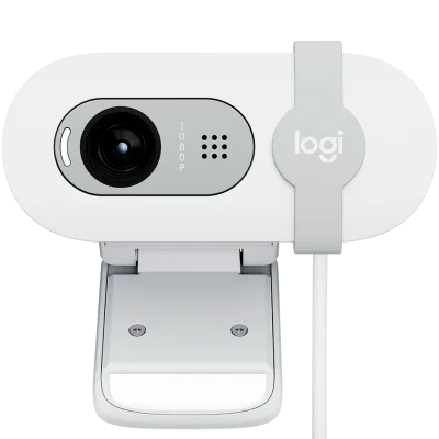 LOGITECH WEBCAM - Brio 100 Full HD Webcam - OFF-WHITE - USB - N/A - EMEA28-935 - WEBCAM "960-001617" (timbru verde 0.18 lei)