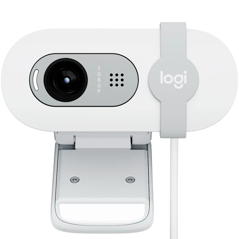 LOGITECH WEBCAM - Brio 100 Full HD Webcam - OFF-WHITE - USB - N/A - EMEA28-935 - WEBCAM "960-001617" (timbru verde 0.18 lei)